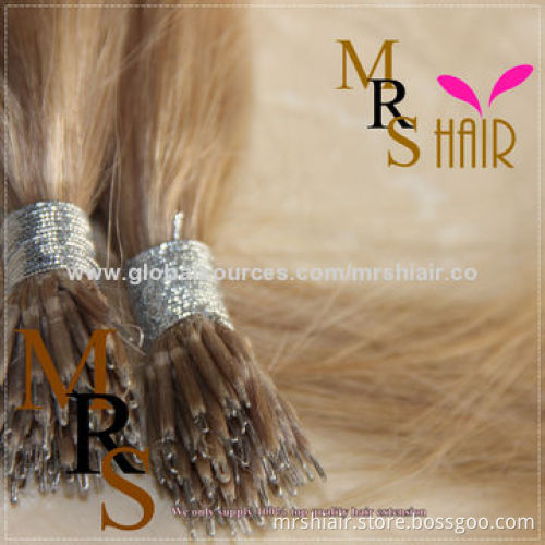18-inch Light Brown 22# Straight Nano Ring Hair